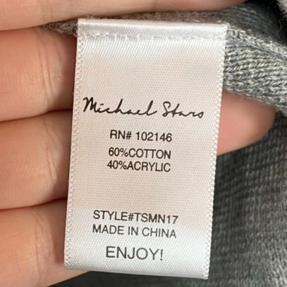Michael Stars Milano V-neck Cardigan grey small - Picture 4 of 6